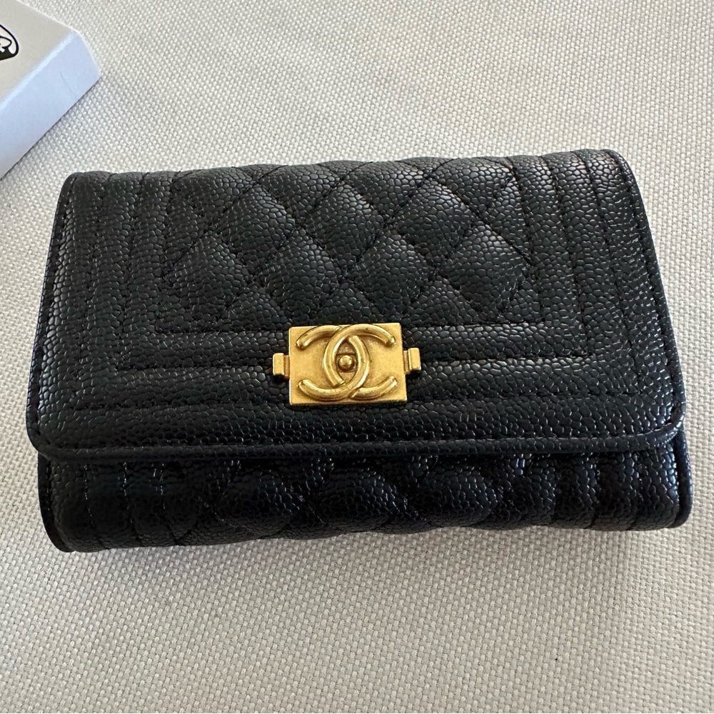 Brand new Lamb leather Double C Wallet with Box